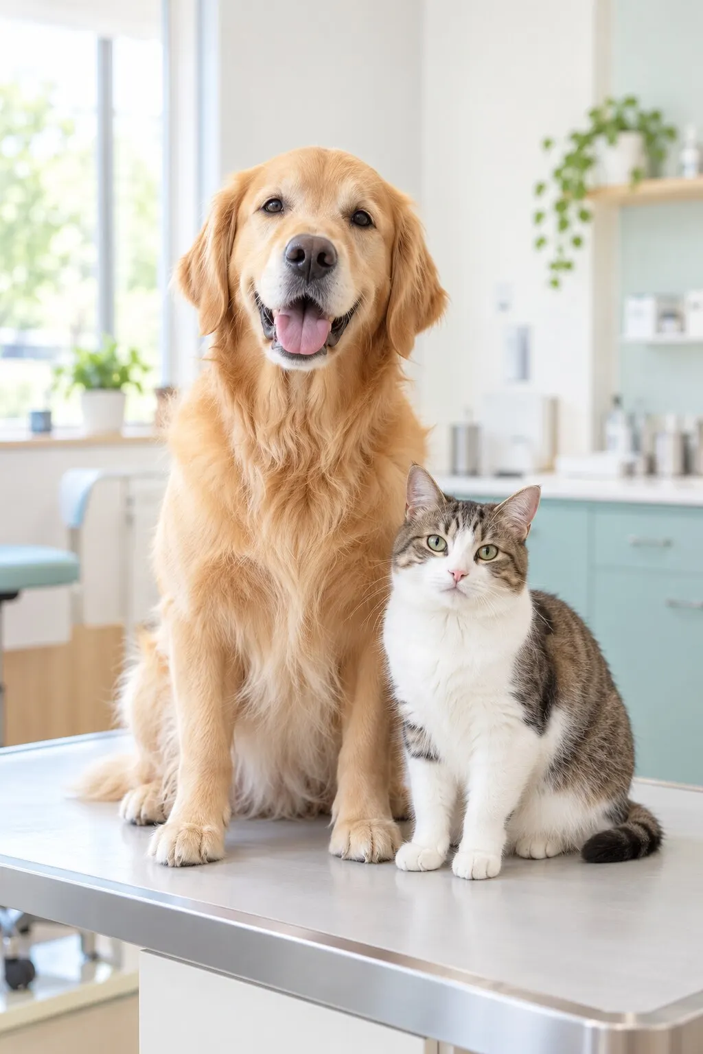 犬と猫のイメージ写真